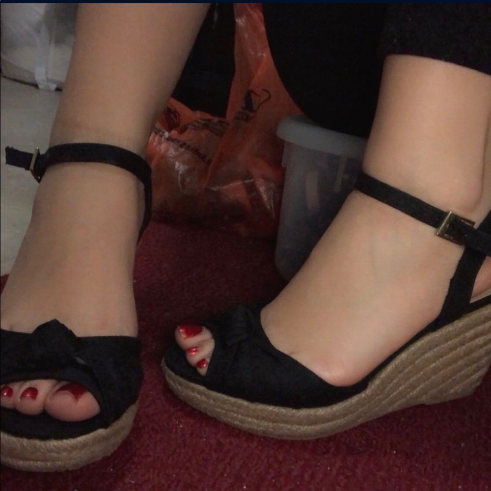 Open Toe wedged sandals - 8